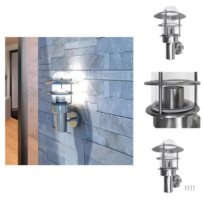 Zdjęcie produktu dla Lampa ścienna LED Patio ze stali nierdzewnej - Oświetlenie zewnętrzne
