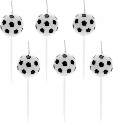Produktbild von PartyDeco SCS-2, Kerzen, Schwarz, Weiß, 6 Stück(e)