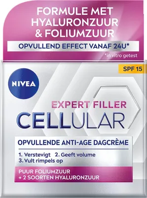 Produktbild von Nivea Cellular expert filler hyaluronzuur & foliumzuur (50 ml)