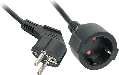 Produktbild von LINDY Schuko-Verlängerungskabel 3m Schwarz