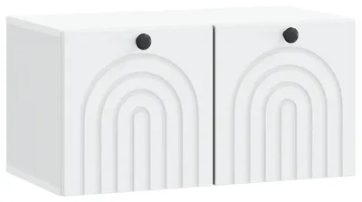 Produktbild von Wandmontierter TV-Schrank Weiß 59,5 x 31 x 30 cm Holzwerkstoff