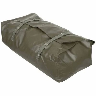Produktbild von Schweizer Transportsack oliv, 65 Liter, 3 Verschlussriemen, 82x40x20 cm