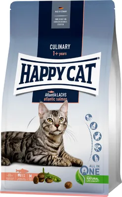 Produktbild von Happy Cat Culinary Adult Atlantik-Lachs, Adult, jede Rasse, Lachs, 10 kg