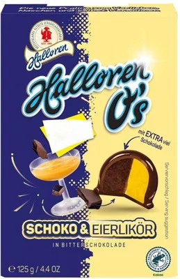 Produktbild von Halloren O's Schoko-Eierlikör (125 g)