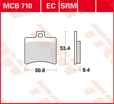 Obrázek produktu pro TRW Bremsbelag Trw Sinter Mcb710Srm
