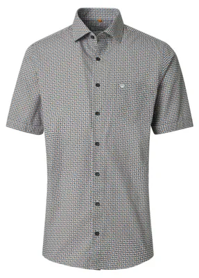 Produktbild von Redmond - Comfort Fit - Herren Freizeithemd (261050999), Größe:5XL, Farbe:Terra (205)