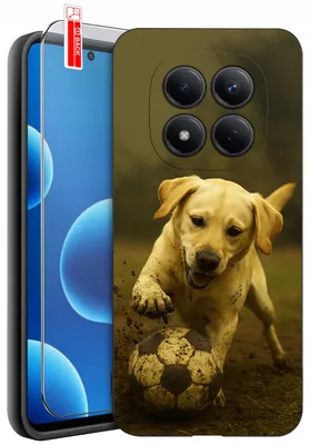 Produktbild von Hülle für Xiaomi Redmi Note 15 Pro 5G mit Hundemotiven + 9H-Glas
