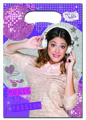 Produktbild von 6 Violetta Gold Edditions Partytüten Disney