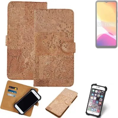 Produktbild von K-S-Trade Hülle kompatibel mit Cubot Note 21  Kork Handyhülle Cover  Schutzhülle TPU Case Bumper in Hellbraun, (1x)