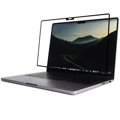 Produktbild von Moshi iVisor AG - Matte screen protection film for MacBook Pro 14" (M1, 2021) (Black/Clear/Matte)