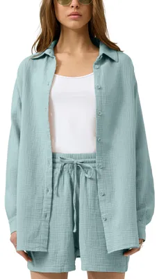 Produktbild von QS Damen Shirt 2175168 6147 Blue Green 32