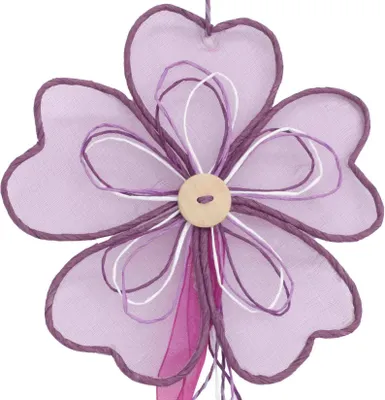 Produktbild von Deko Party Girlande Blume 100 cm  Farbe Lavendel für Ostern Frühjahr und Herbst
