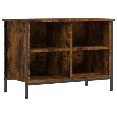 Immagine prodotto di vidaXL Portascarpe in rovere affumicato 69x35x50 cm Materiale a base di legno