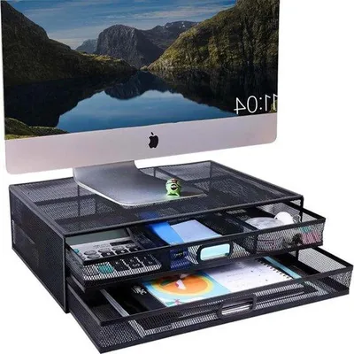 Produktbild von Schreibtisch-Organizer Schublade ohne Bohren - Büro- und Heimarbeit-Ablage
