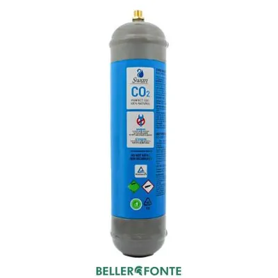 Immagine prodotto di Bombola CO2 600 g Alimentare E290 per Gasatore – CO2 per Acqua Frizzante – Bombole CO2 Monouso M11x1 per Casa e Ufficio -  TUV (1)