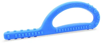Image de ARK Therapeutic : Jouet de mastication texturé Goshabunga Large Grabber, bleu. Outil de mastication texturé extra large pour adolescents et adultes.