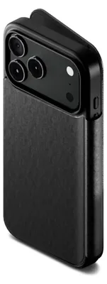 Zdjęcie produktu dla CYGNETT, etui skórzane typu klapka z funkcją MagWallet, przeznaczone dla modeli iPhone 18 Pro Max / 17 Pro Max, kolor: czarny