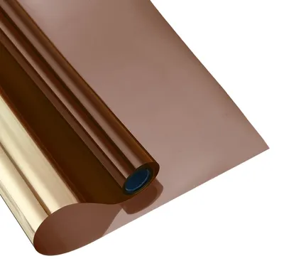 Fensterfolie braun 90 x 100 cm – Sichtschutz und Wärmereflexion