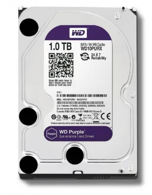 Immagine prodotto di Western Digital Purple 3,5 Zoll 1000 GB Serial ATA III