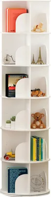 Produktbild von 360Home  Bücherregal  Lagerschrank  Lagerregal  Bücherregal  bodenstehendes Bücherregal weiß  6 Ebenen【BR123】