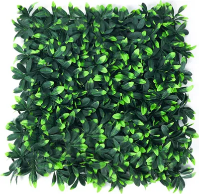 Obrázek produktu pro Buxibo sada umělého živého plotu - 4x50x50 cm - zelená stěna - umělý břečťan - balkónová zástěna - umělé rostliny pro interiér/venkov - stálezelené