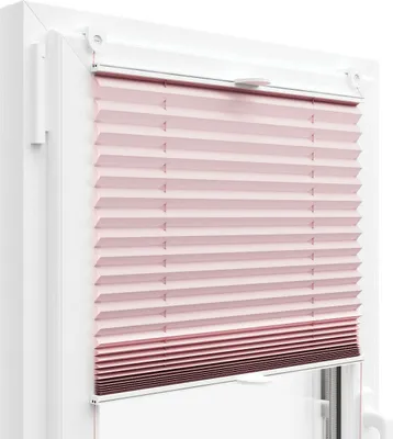 Obrázok produktu pre Plisovaná skladacia roleta vrátane upínacieho držiaka (ružová, 55x100 cm)