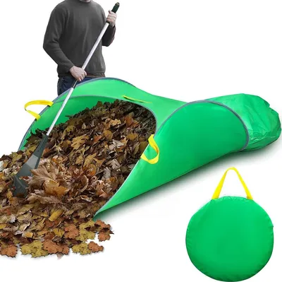 Produktbild von Laubsammler – Extra großer, aufklappbarer, zusammenklappbarer, wiederverwendbarer Gartensack für die Gartenarbeit