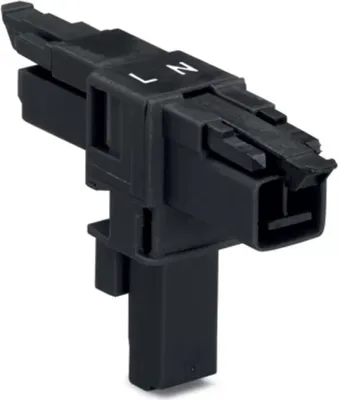 Obrázek produktu pro Wago 890-1606, Černá, Polyamid, IP20, IP40, 16 A, -35 - 85 °C, 13,5 mm