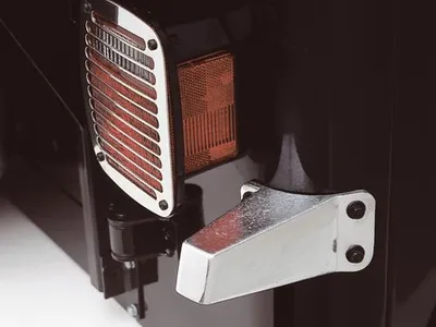 Zdjęcie produktu dla Ogranicznik koła zapasowego Ogranicznik koła zapasowego ALU Jeep CJ 76-86 Wrangler YJ 87-95
