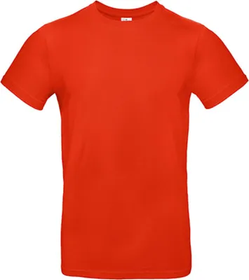 Produktbild von B&C TU03T | Herren T-Shirt E190/ -100  - Farbe: Fire Red - Größe: XS