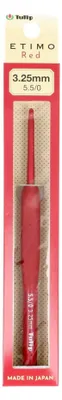 Obrázok produktu pre Háčkovací háčik s mäkkou rukoväťou, priemer 3,25 mm, 1 kus, určený na ručné práce