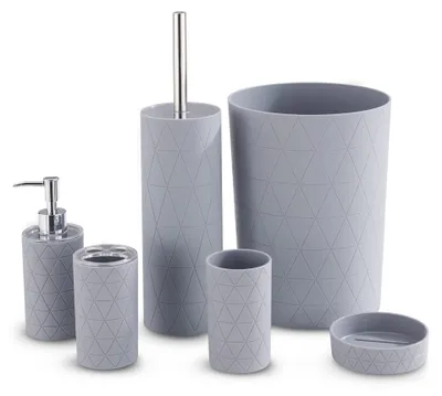 Produktbild von 6-teiliges Badezimmerzubehör-Set im modernen Design