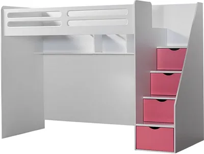 Produktbild von Hochbett Smarti in Pink
