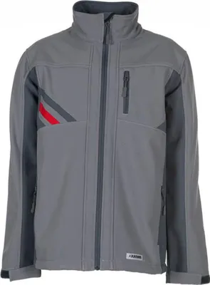 Produktbild von Größe 4XL Unisex Planam Highline Winter Softshelljacke zink schiefer rot Modell 2381