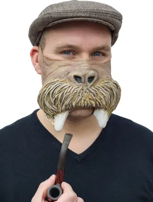 Produktbild von Walross Halbmaske - Fasching Halloween Kostüm Maske