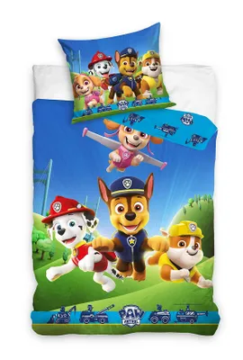 Produktbild von PAW PATROL KINDERBETTWÄSCHE BABYBETTWÄSCHE 100x135 cm + 40x60 cm