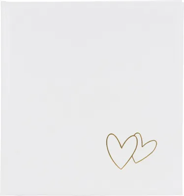 Produktbild von Goldbuch Hochzeitsalbum „Cuori“, weiß, 30 x 31 cm