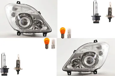 Produktbild von Scheinwerfer passend für Mercedes Sprinter 906 Bi- Leuchtmittel Set Li. Re 9068200961 9068201061 Johns