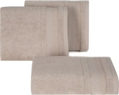 Zdjęcie produktu dla Beżowy ręcznik April 02 50X90 cm bawełna z ozdobną bordiurą