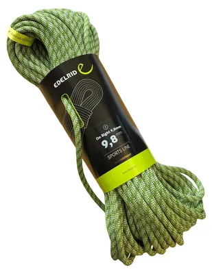 Productafbeelding van Edelrid Kletterseil On Sight, 9,8 mm (dynamisch enkelkoord), kleur: groen, lengte: 70 meter – groen