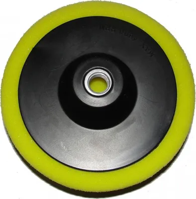 Produktbild von Schaumstoff-Polierscheibe - gelb 150mm x 50mm 00394