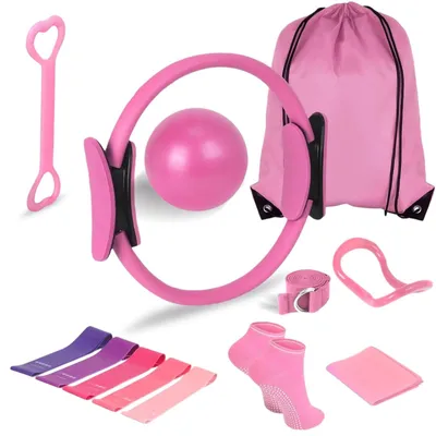 Produktbild von Pilates-Ring und -Ball für das Training zu Hause