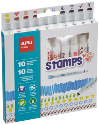 Imagen del producto de Lápices de fieltro APLI Kids, paquete de 10 unidades