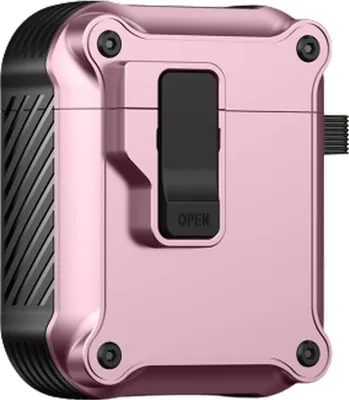 Produktbild von Mobigear Armor Clip  Apple AirPods 2 Hardcase Hülle - Pink
