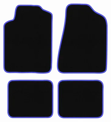 Immagine prodotto di Tappetini in velluto Nero/Blu per Chrysler Sebring I 1995-2001 Set 4 pezzi