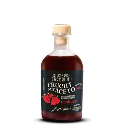 Produktbild von Cremonini Frucht mit Aceto Erdbeere delikate süß saure Sauce 250ml