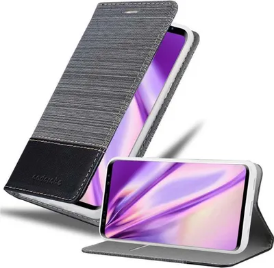 Obrázok produktu pre Cadorabo puzdro pre Samsung Galaxy S9 PLUS Protective Case in Grey Puzdro na mobilný telefón Book Case Cover