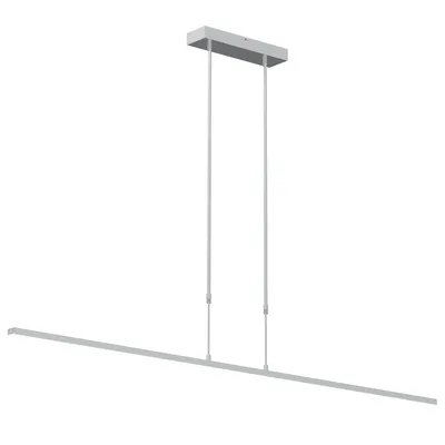 Produktbild von Steinhauer Pendelleuchte Zelena LED 3-flammig Silber Matt 155x8cm
