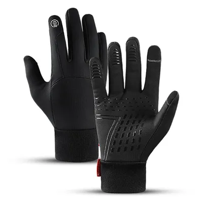 Produktbild von Winter Motorradhandschuhe, Motorrad Handschuhe Winter, e Motorradhandschuhe Herren, Touchscreen Handschuhe, Wasserdicht,XL