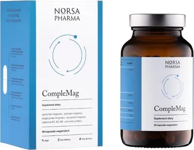 Produktbild von COMPLEMAG Magnesium Kalium Vitamin B6 Norsa Pharma 90 Kapseln